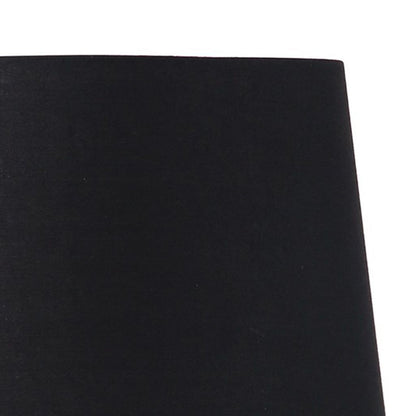 Table Lamp with Tripod Metal Base, Black and Gold - View 4