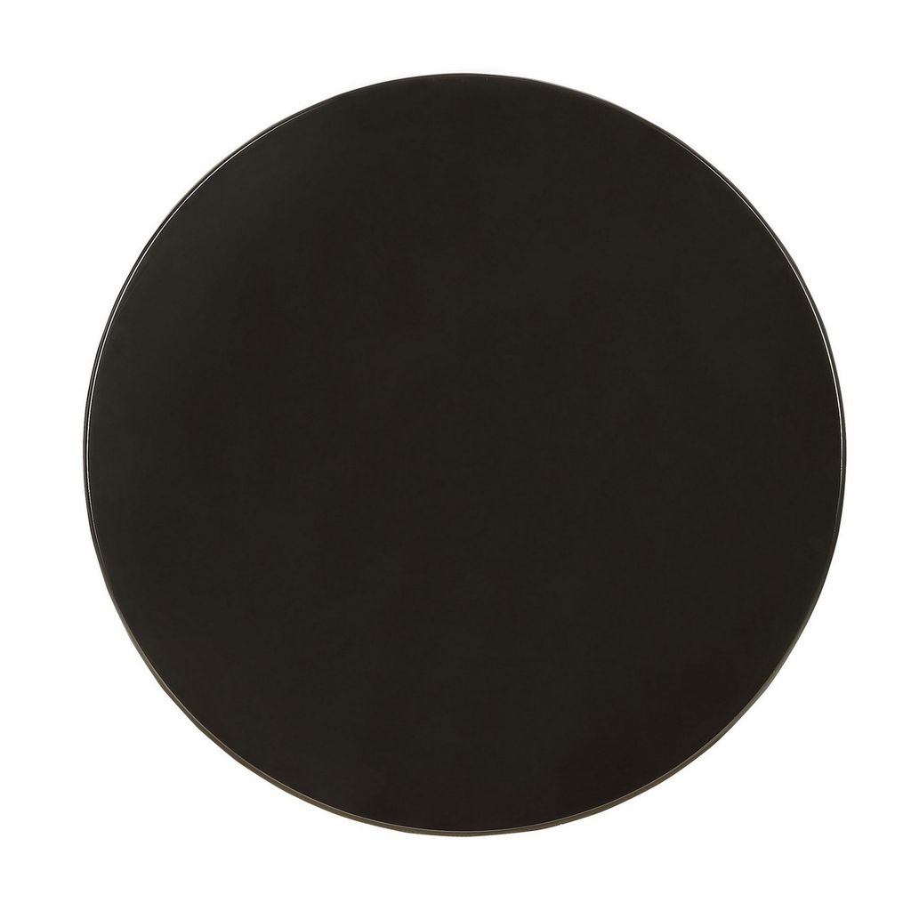 Astonishing Side Table With Round Top, Black - View 4