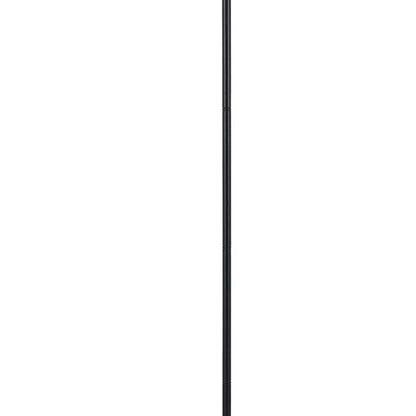 Metal Round 3 Way Torchiere Lamp with Frosted Shade, Dark Bronze and Gold - View 3