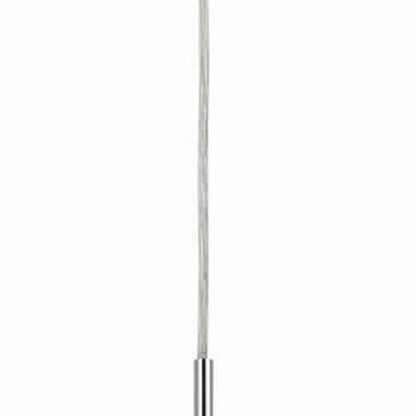Drum Style Pendant Fixture with Fabric Shade and Brushed Details, White - View 4