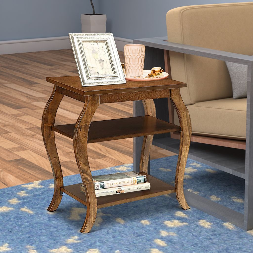 Becci End Table, Walnut - View 7