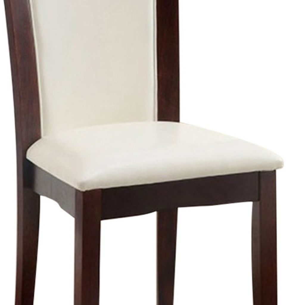 Manhattan I Contemporary Side Chair, White Finish, Set of 2 - View 4