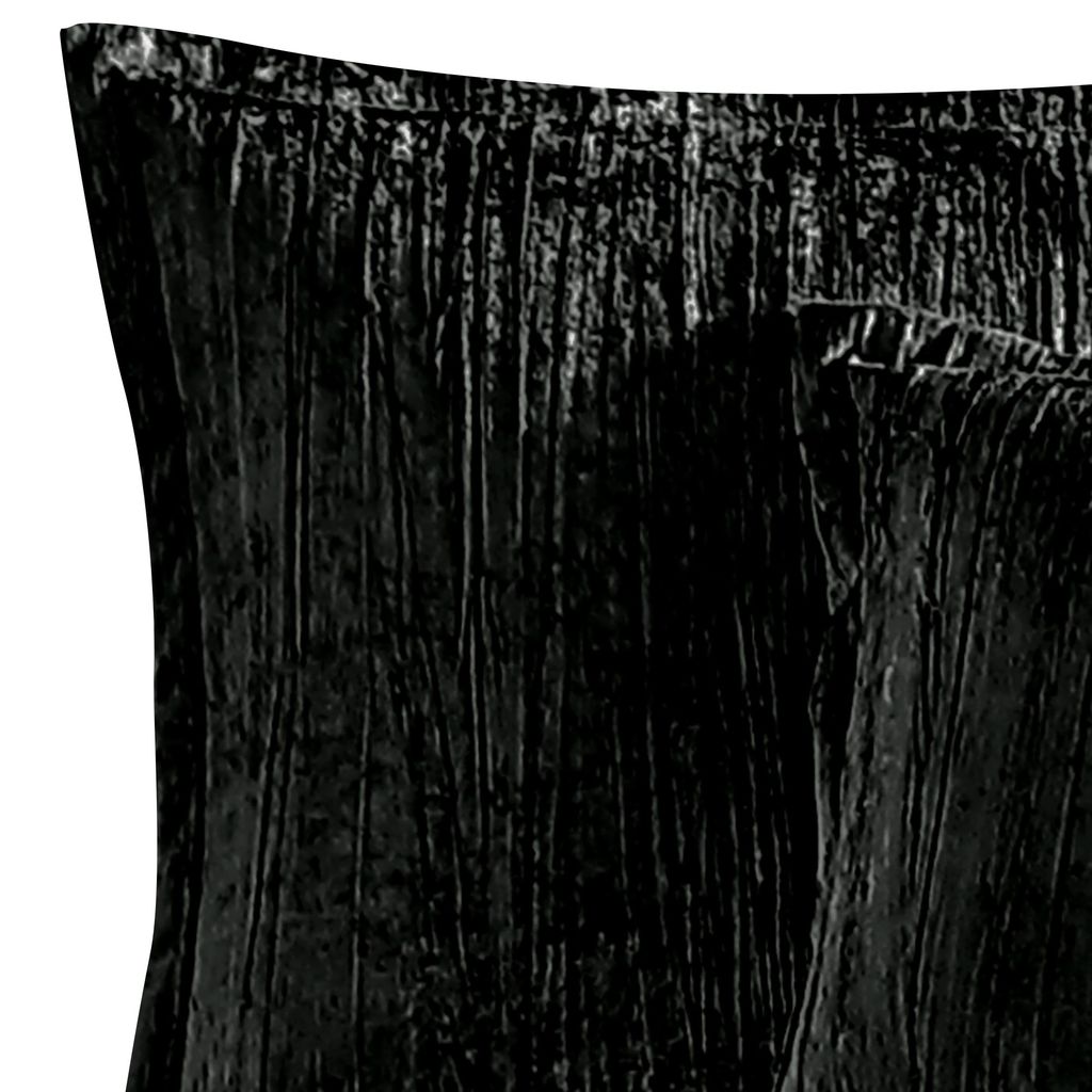 Jay 7 Piece King Comforter Set, Polyester Velvet, Deluxe Texture Black - View 3