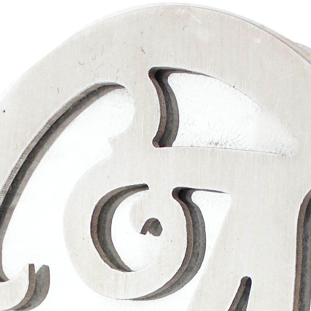 Set of 2 Wooden Oval Frame Wall Monogram with A Letter, White - View 4