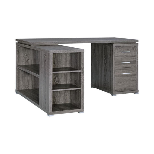 Modern Style Wooden Office Desk, Gray