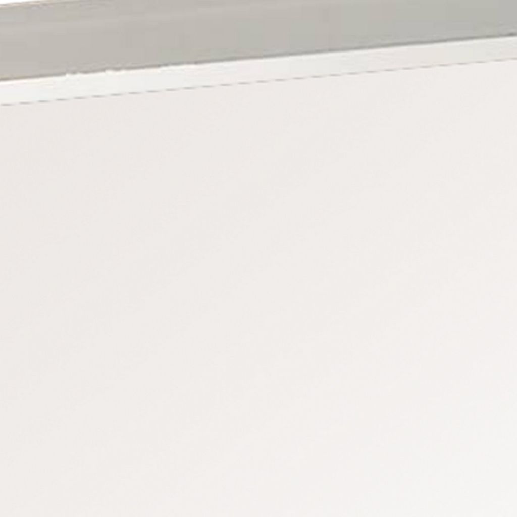 Modern Mirror with Rectangular Frame an Molded Details, White - View 3