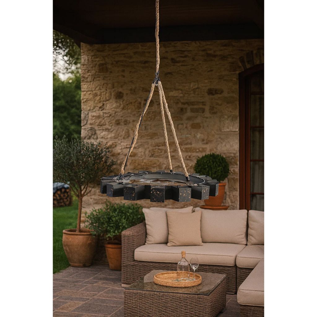 Distinctively Designed Tyre Like Chandelier - View 7