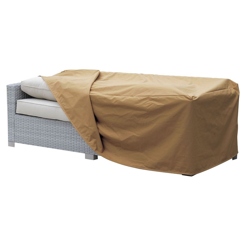 Waterproof Fabric Dust Cover for Outdoor Sofa, Medium, Brown - View 4