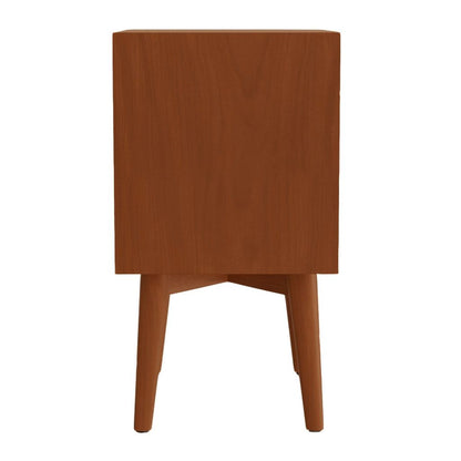 Mid Century Mahogany Wood Nightstand, Acron - View 7