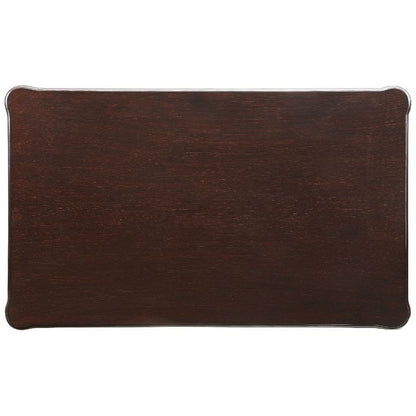 Coffee Table with Traditional Style and Turned Legs, Espresso Brown - View 4