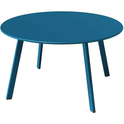 Ruo Patio Garden Stool End Table, Hourglass Body, Glossy Green Ceramic